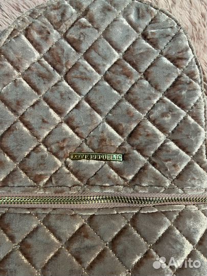 Рюкзак love republic бархатный