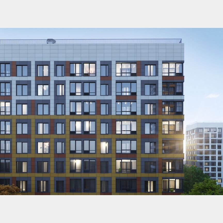 1-к. квартира, 39,8 м², 3/12 эт.