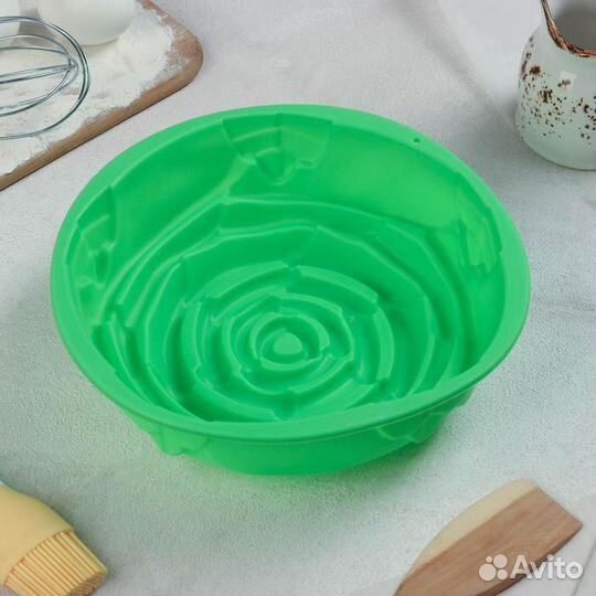 Форма для выпечки силиконовая Доляна «Роза», 219 с