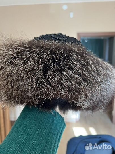 Шапка женская из песца