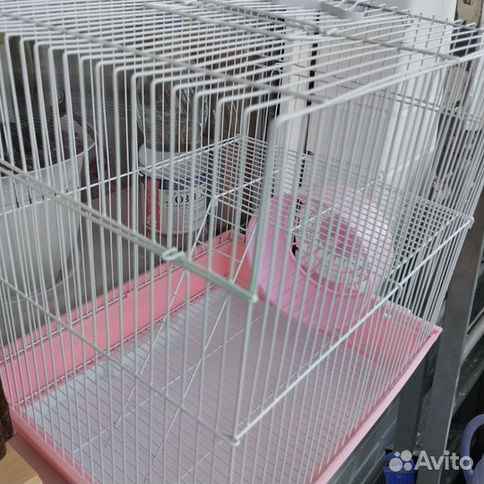 Клетка для хомяков и игрушки