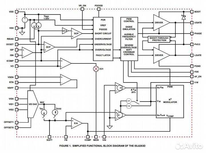Микросхема ISL6263D