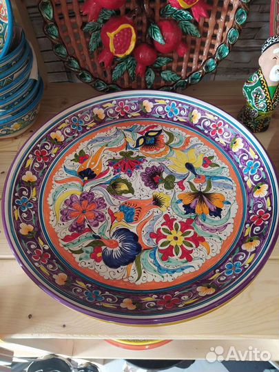 Ляган Риштанская керамика