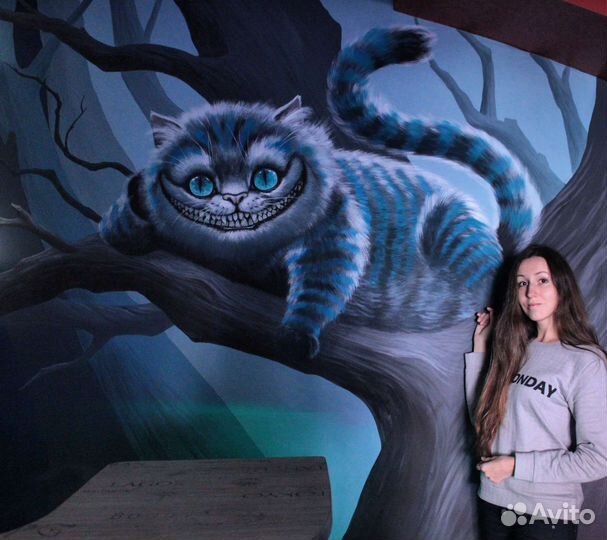 Роспись стен. Художник