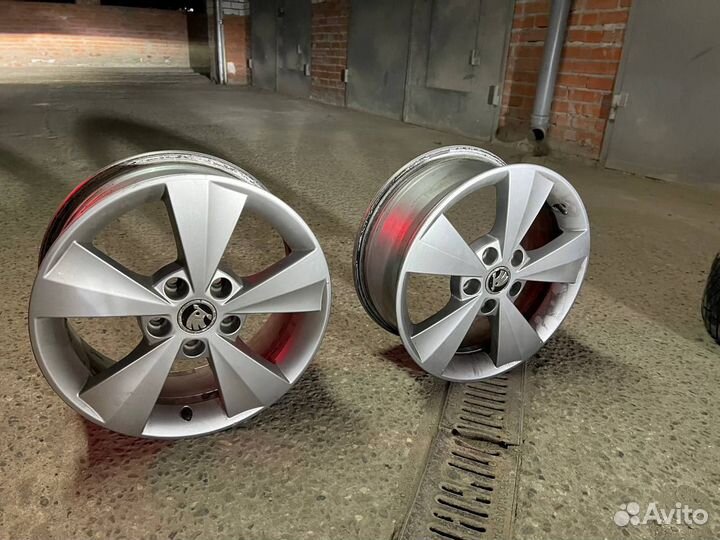 Диски skoda r16 оригинал