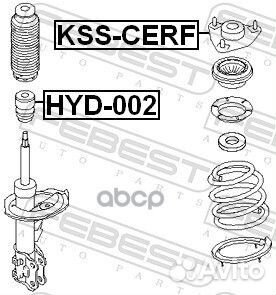 Опора переднего амортизатора ksscerf Febest