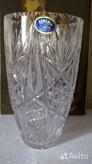 Хрустальная ваза Bohemia Чехия