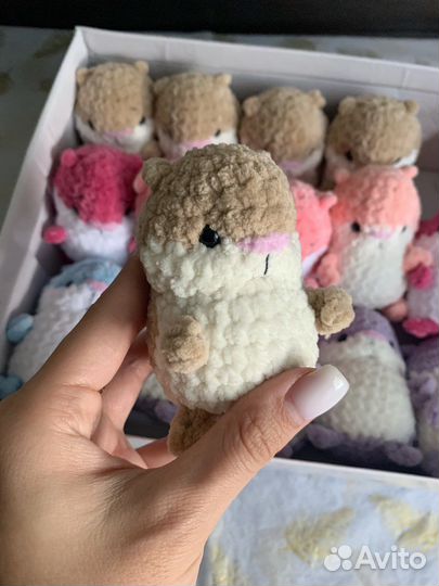 Игрушка хомячок, кот