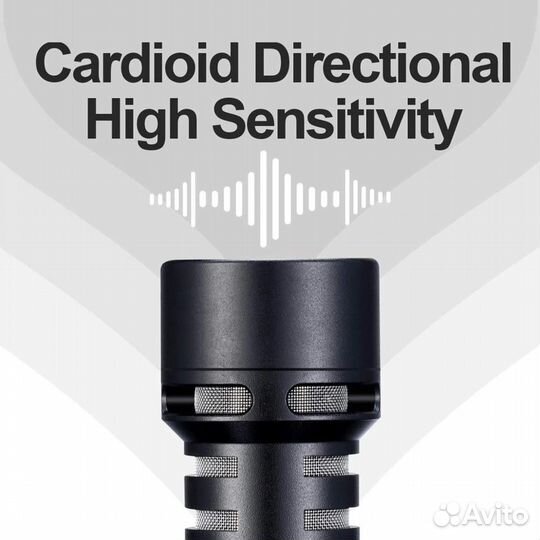 Микрофон Sairen VM-Q1 для фото видео экшн