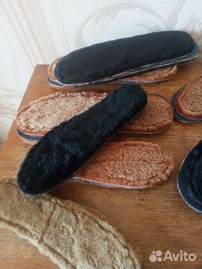 Стельки натуральный мех