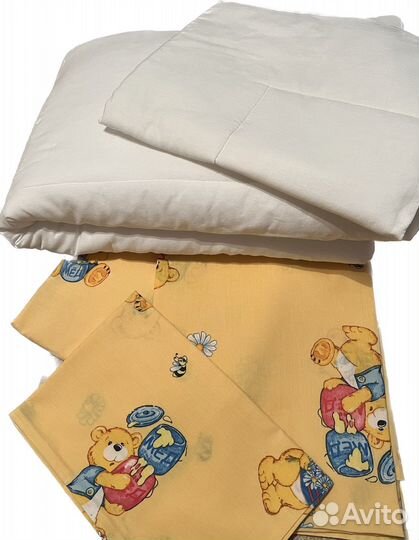 Постельное белье детское + одеяло + подушка