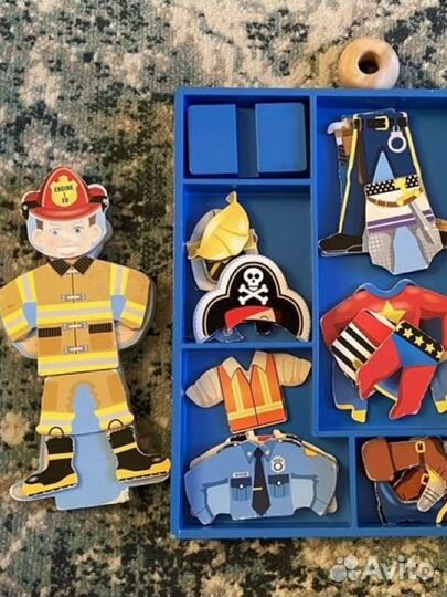 Магнитная кукла melissa & doug