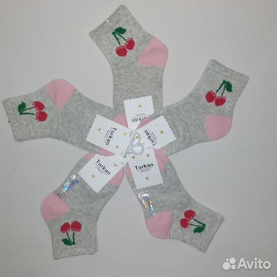 Носки на девочку 2-4, 4-6, 6-8 лет, новые