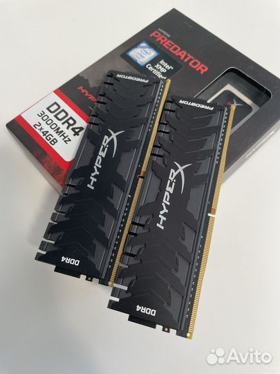 Оперативная память ddr4 (2x4gb 3000MHz)