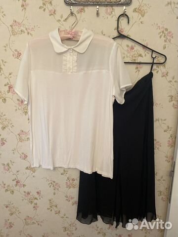 Блуза,Quelle, 52 р, юбка Esprit 50 разм