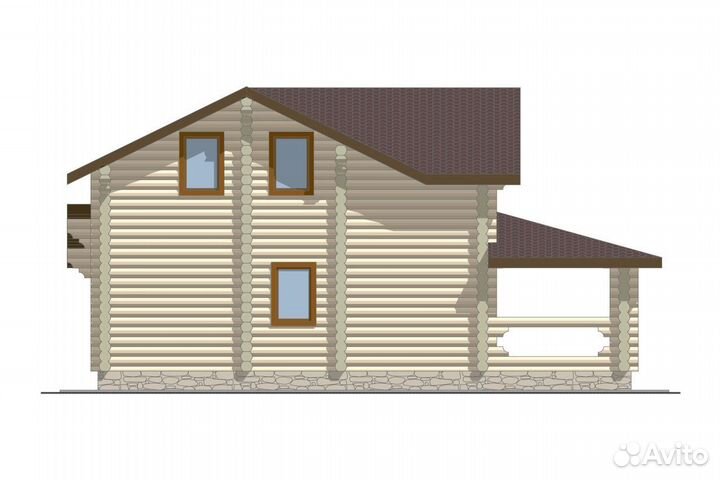 Сруб дом баня 94 м2 (№42)