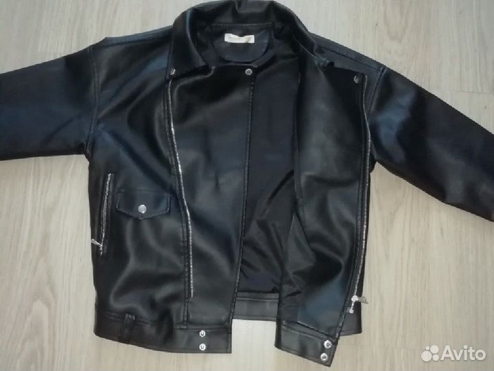 Куртка кожаная женская 42