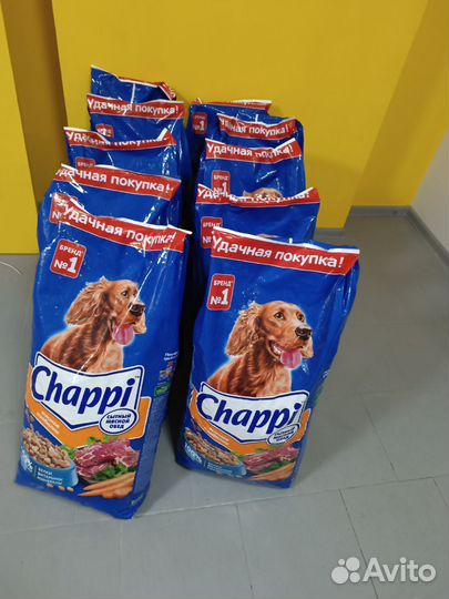 Сухой корм для собак Chappi 15 кг + доставка