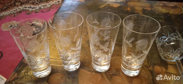 Стопки и рюмки СССР хрусталь