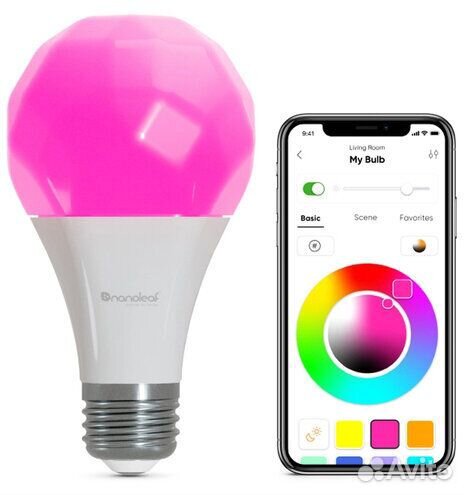 Умная лампа Nanoleaf Essentials SMART A19, 3 шт, белый