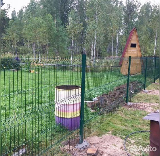 Сетка для забора 3d