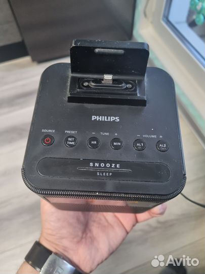 Док станция philips с радио
