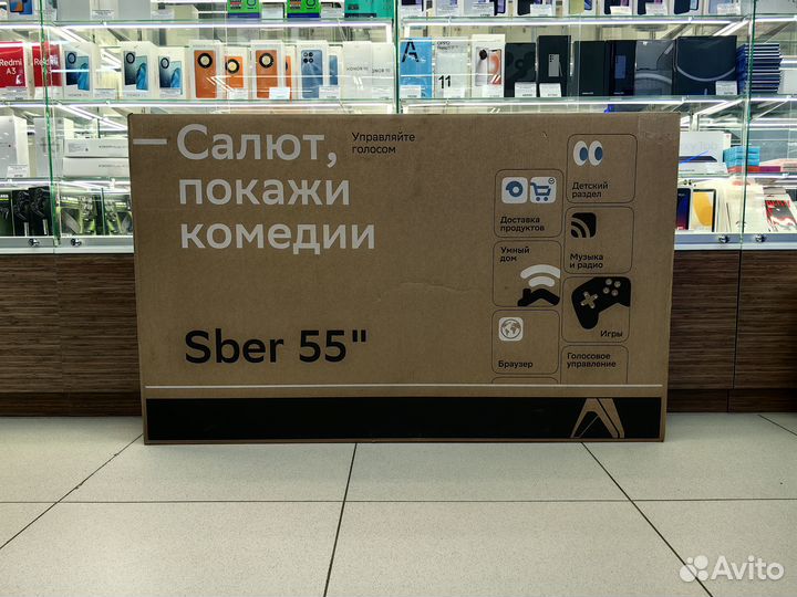 Телевизоры Sber SDX-43U4126, Sber SDX-55U4127