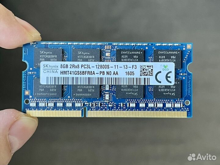 Память SO dimm ddr3l PC3L 4/8gb Samsung SKhynix