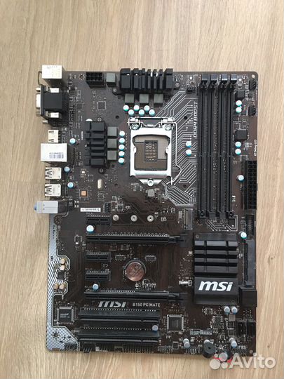 Материнская плата msi b150 неисправна