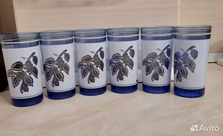 Стаканы с позолотой