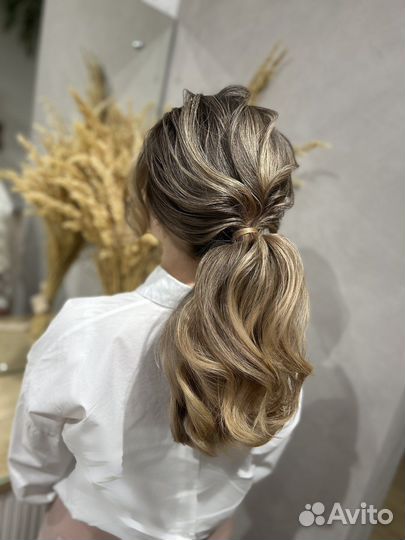 Свадебные и вечерние прически, макияж)