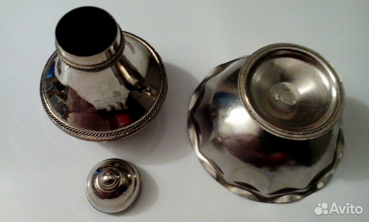 Чайница и мороженица/металл.нерж./ссср-60-70 г