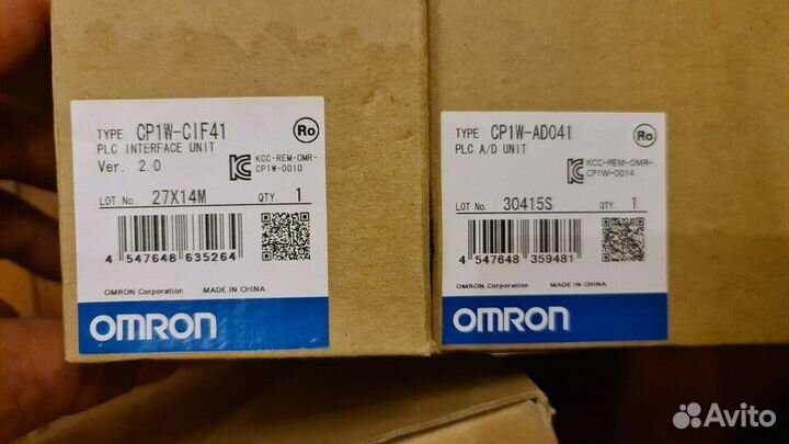 Цпу, Модули. Регуляторы температуры Omron