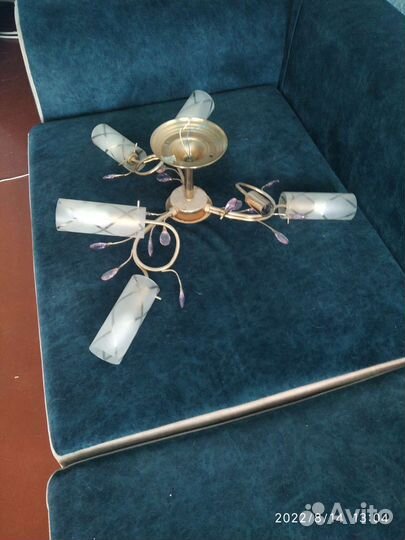 Люстра потолочная бу