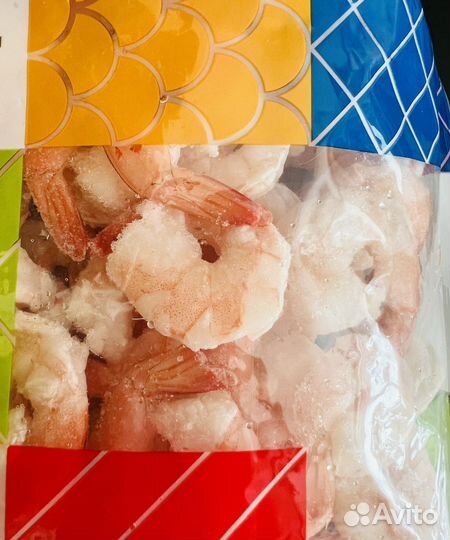 Креветки королевские чищенные без пищевода 1кг