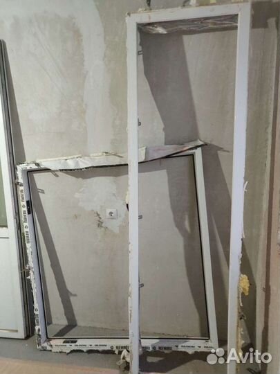 Оконный блок с балконной дверью