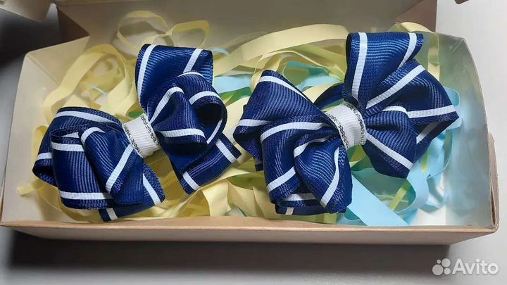 Школьные банты ручной работы