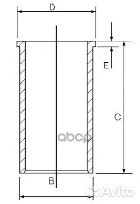 14-102800-00 гильза d84 Opel Astra/Vectra/Zafi