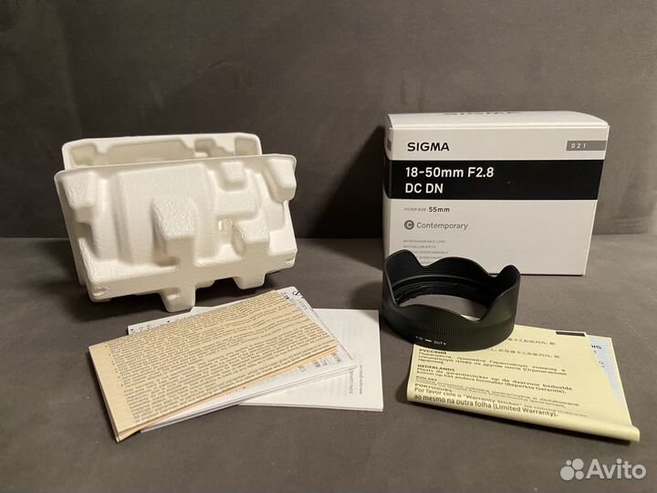Объектив sigma 18—50mm F2.8 DC DN