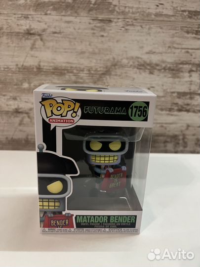 Фигурка фанко поп Матадор Бендер, Футурама