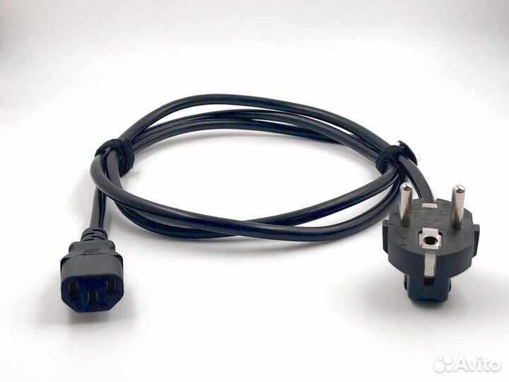 Кабель питания 220в CEE 7/7 - IEC C13 0.75 мм²
