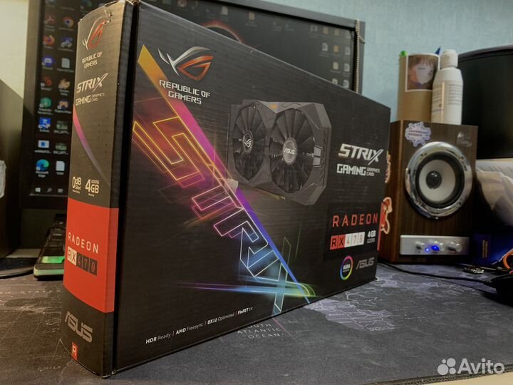 Коробка от видеокарты rx470