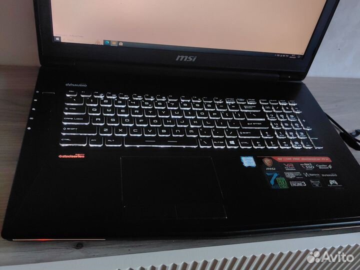 Игровой ноутбук msi gt72vr GTX1070