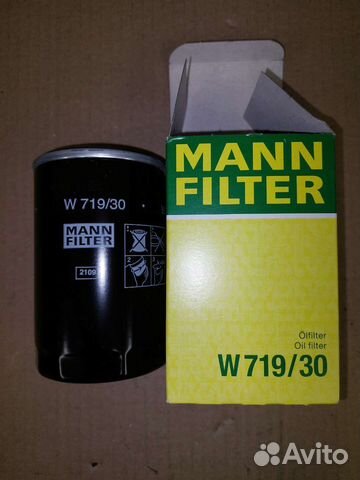Масляный фильтр VW, Skoda, 1.6, MAN W719/30
