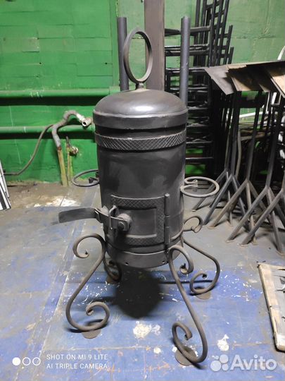 Печь под казан из газового баллона