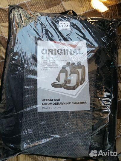 Чехлы на Рено Логан с 18года без пб