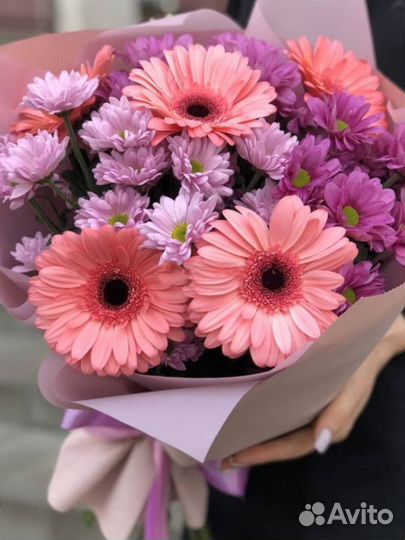 Герберы букет