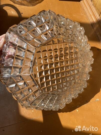 Хрустальная ваза для фруктов