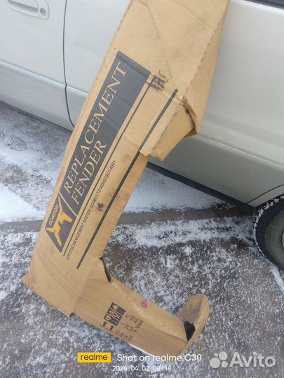 Крыло переднее правое королла 100 кузов