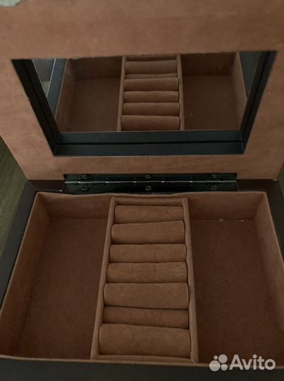 Шкатулка для украшений из натурального дерева